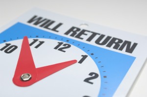 Will return clock, close-up